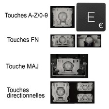 Touche de Clavier pour HP Pavilion HP 250, 255, 256 G7 / 15-DA 15-DB 15-DR 15-DW