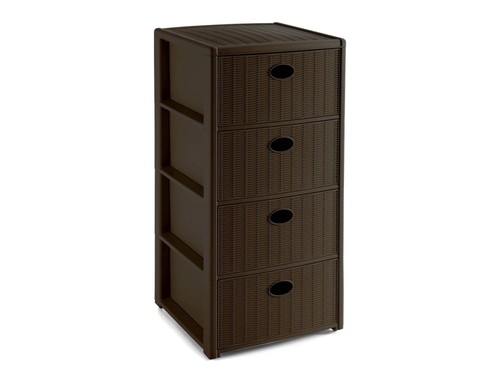 Commode élégance rattan - 4c,