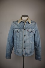 Levi'S Giubbino Jeans Garçon Tg 16 Ans Boy Jacket Vintage Denim Imbottito
