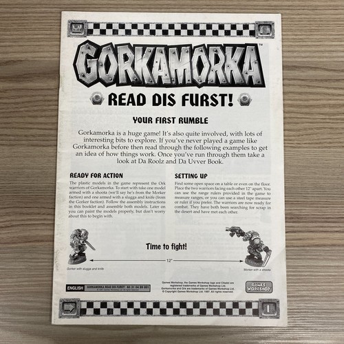 Gorkamorka lire dis furst - de,