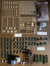 LOT ESCI 201 8060 ZVEZDA 6156 ACCESSOIRES/MIRADOR/LICHEN GERMAN WW2 1/72 (209)