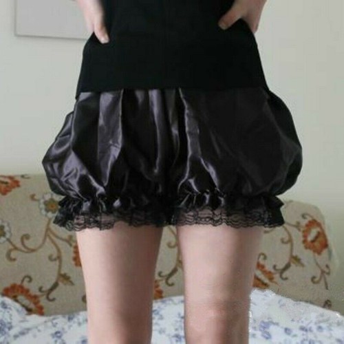 Shorts bloomer satin fausse - shorts,