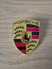 Logo Capot 6,7cm X 5cm Porsche pour Macan Cayenne Panamera Cayman Boxster 911...
