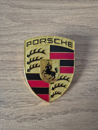 Logo capot 7cm 5cm porsche - logo,