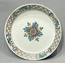 Rouen Assiette Faïence 18ème