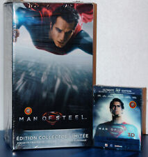 EDITION COLLECTOR LIMITEE , STATUE,  BLU-RAY 3D,  DVD, SUPERMAN, "Man of Steel".