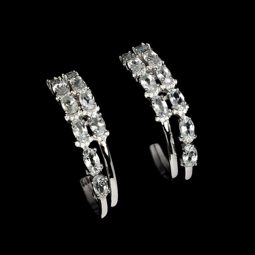 925 argent sterling ovale bleu - argent,