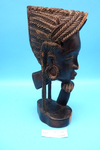 Statuette africaine buste - africaine,