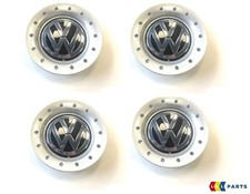 Neuf Véritable VW Golf 98-06 Bora 99-05 Alliage Centre de Roue Cap 140MM Set 4