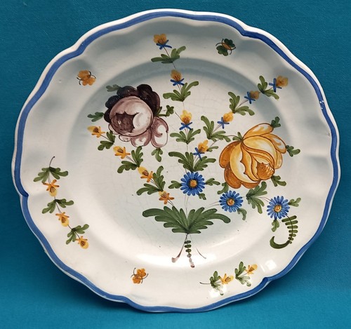 Ancien grand plat - en, faience