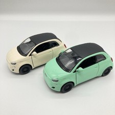 KINSMART Fiat500e Fiat KT5440 Set of 2