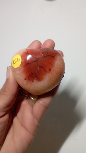 115g coeur cornaline - 115g, de