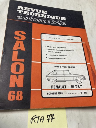 Renault r16ts r16 revue - renault, ts