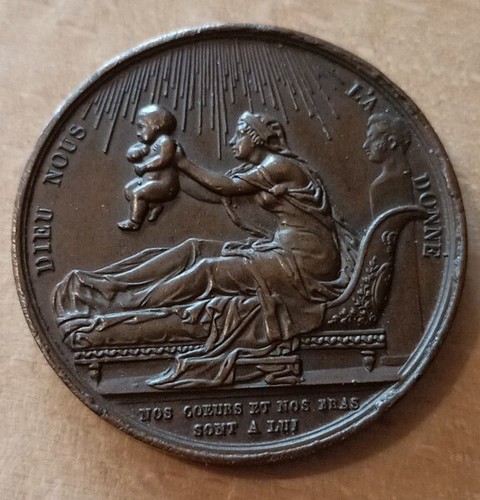 Medaille bronze dieu nous - medaille,