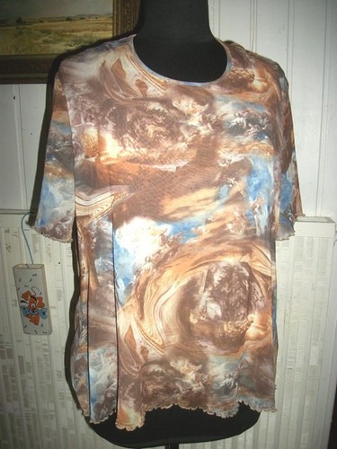 Shirt mesh doublé imprimé - mesh,