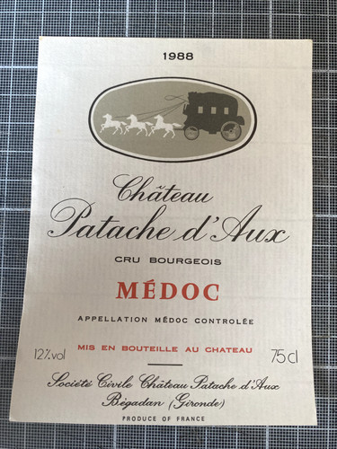 Etiquette vin médoc - etiquette,