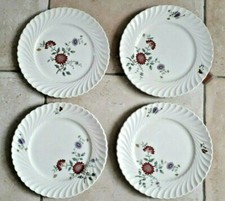 4 ASSIETTES PLATES ANCIENNES