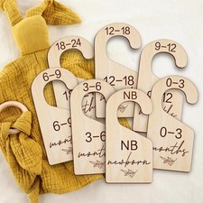 Séparateurs de placard Double face pour bébé, 7 pièces, pour accessoires