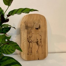 Planche rustique en bois de