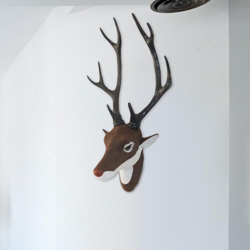 Tête cerf artificielle - tête,