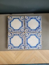 4 carreaux faïence italienne