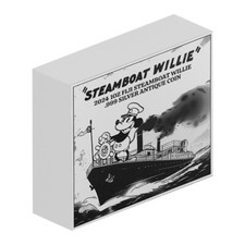 FIDJI 1 Dollar Argent Antique 1 Once Willie et son Bateau à Vapeur 2024