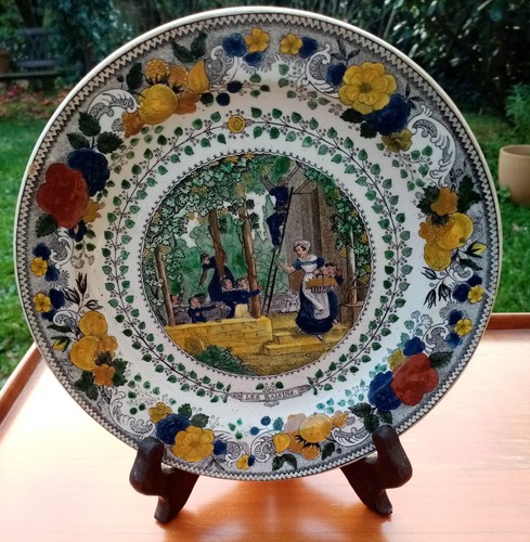 Assiette creil montereau - assiette,