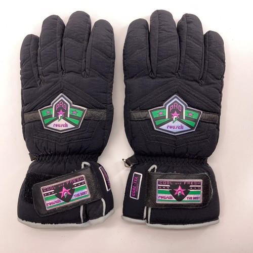 Reusch retro black neon logos - retro,