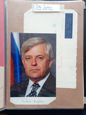 Autographe du président de la