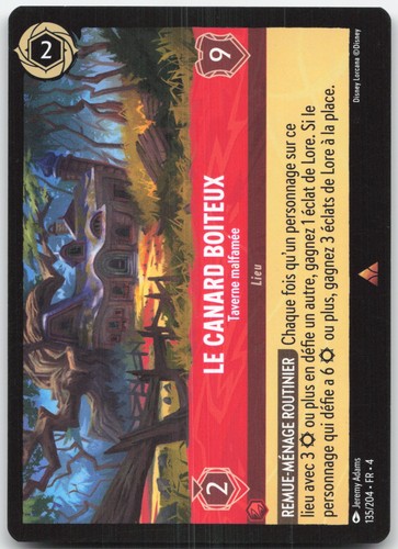 Carte lorcana canard - carte,