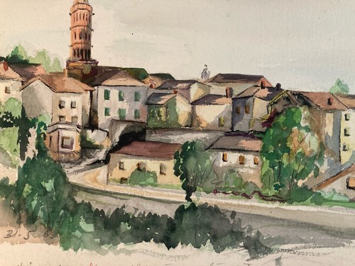 Belle peinture aquarelle - belle,