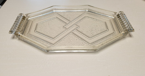 Plateau verre pressé - en,