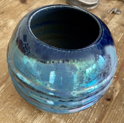 Vase céramique grès - vase, reflets