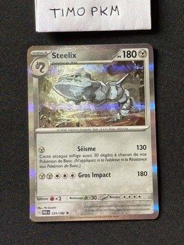 Carte pokémon steelix - pokémon,