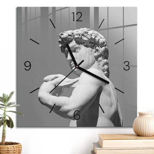 Horloge murale verre - horloge,