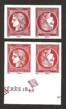 FRANCE 2 paires tête-bêches