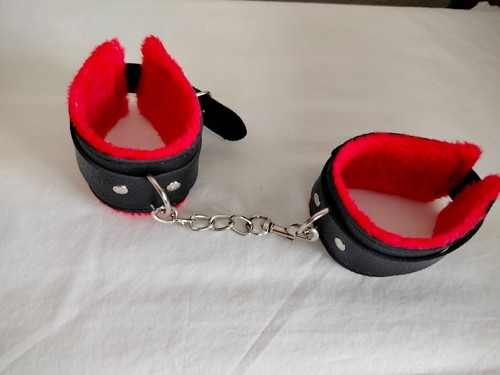 Menottes handcuffs sexy cuir - handcuffs,