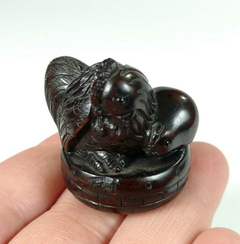 Antique japanese boxwood - antique,