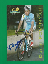 CYCLISME carte cycliste DANIIL FOMINYKH équipe ASTANA 2014 signée