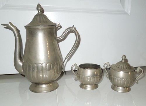 Vintage silver plated set - silver,