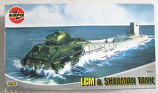 Maquette LCM & Sherman Tank