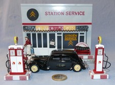 Projet non-réalisé base Solido 1/43 : Traction 15/6 "Station Service Citroën"