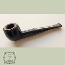 Ancienne pipe CMG gainée cuir écume vraie 15 cm Très bon état