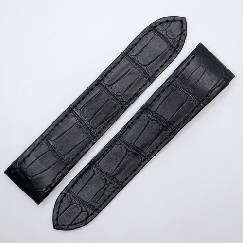 Cinturino alligator noir - alligator, mat