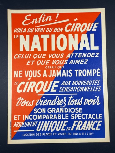 Affiche ancienne originale