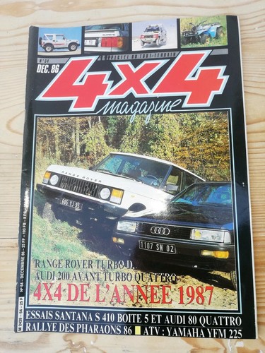 4x4 magazine déc 86 - déc,