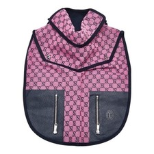 Veste Gucci GG en toile rose