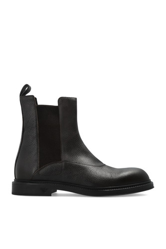 Emporio armani brown leather - brown,