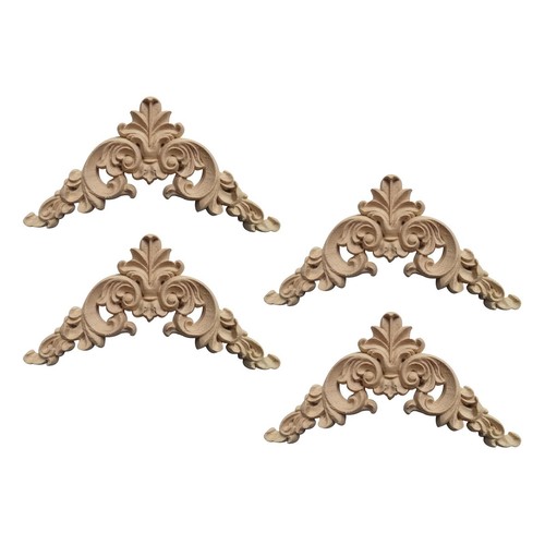 Bois sculpté appliques - bois,
