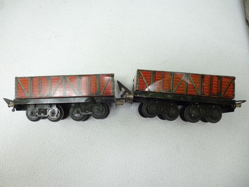 Ancien jouet train wagons - ancien,
